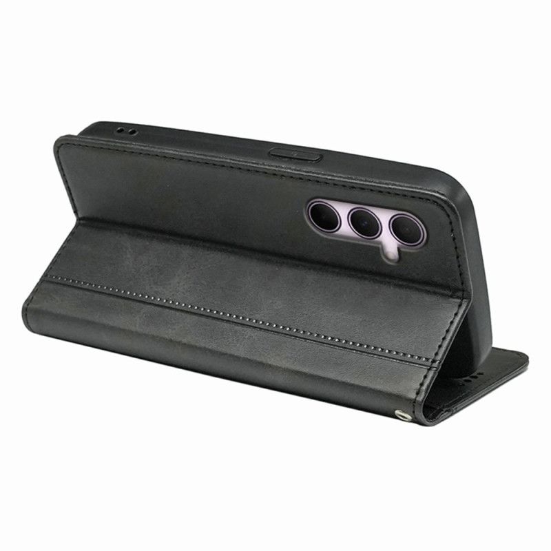 Kožené Pouzdro Samsung Galaxy S26 Ozdoba S Koženým Efektem