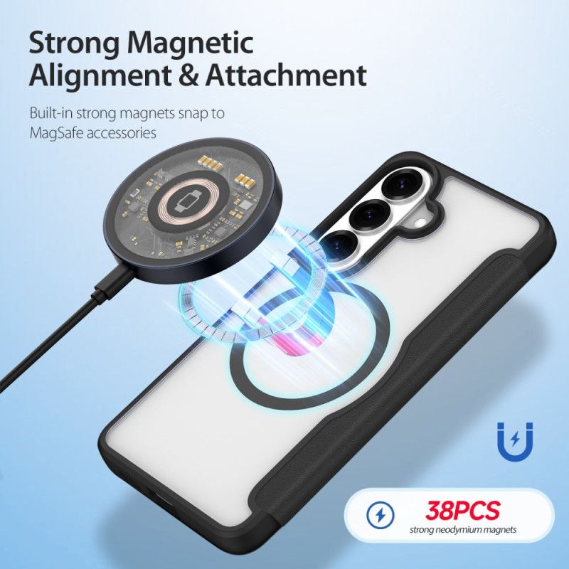 Kožené Pouzdro Samsung Galaxy S26 Plus Kryty Na Mobil Magnetické Pouzdro Skin X Pro Dux Ducis