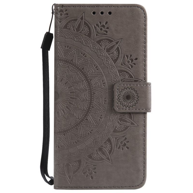 Kožené Pouzdro Samsung Galaxy S8 Sluneční Mandala