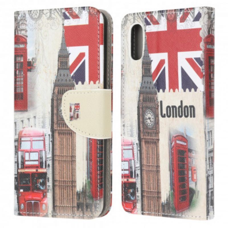 Kožené Pouzdro Samsung Galaxy Xcover 5 Život V Londýně
