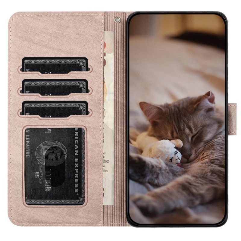 Kožený Kryt Na Samsung Galaxy A15 5g Band Of Thong Cats