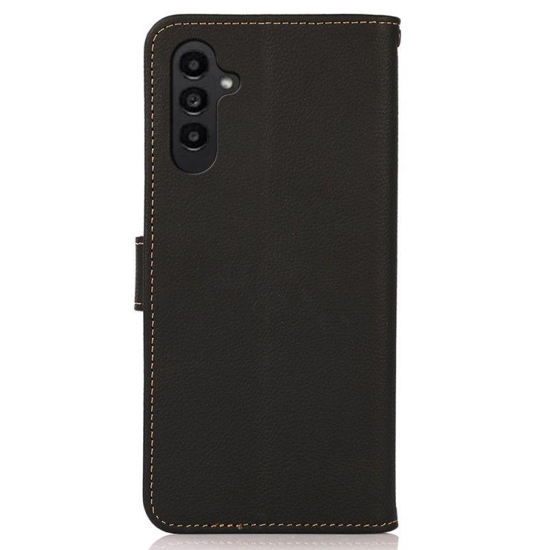 Kožený Kryt Na Samsung Galaxy A15 5g Blokovací Peněženka Rfid Khazneh