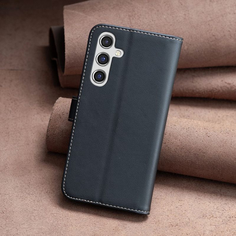 Kožený Kryt Na Samsung Galaxy A15 Klasická Barva Binfen