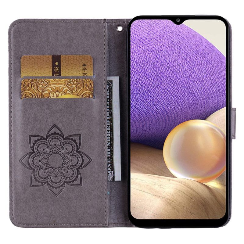 Kožený Kryt Na Samsung Galaxy A15 Sova Mandala A Kouzlo