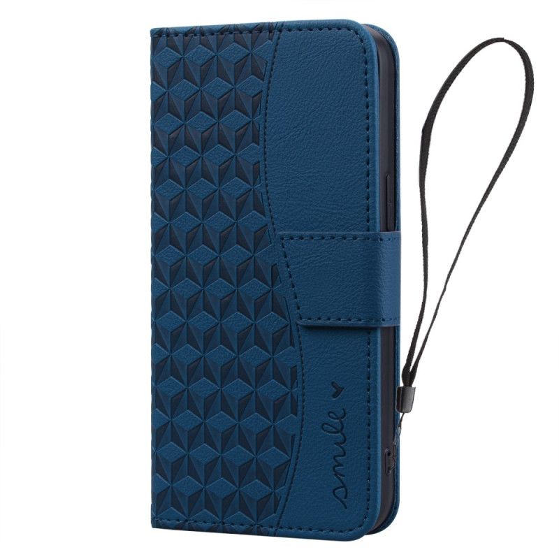 Kožený Kryt Na Samsung Galaxy A16 5g Úsměv Na Lanyard