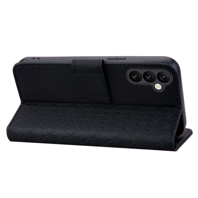 Kožený Kryt Na Samsung Galaxy A16 5g Úsměv Na Lanyard