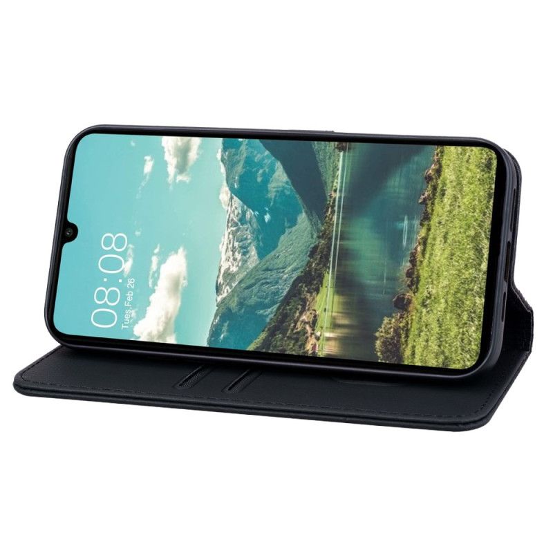 Kožený Kryt Na Samsung Galaxy A16 5g Úsměv Na Lanyard