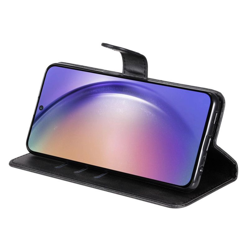 Kožený Kryt Na Samsung Galaxy A55 5g Přední Peněženka Na Mince