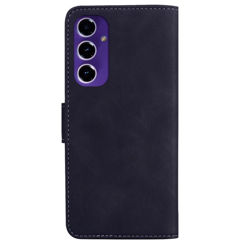 Kožený Kryt Na Samsung Galaxy S24 Fe Motýl