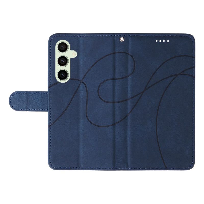Kožený Kryt Na Samsung Galaxy S24 Fe Vlnovka