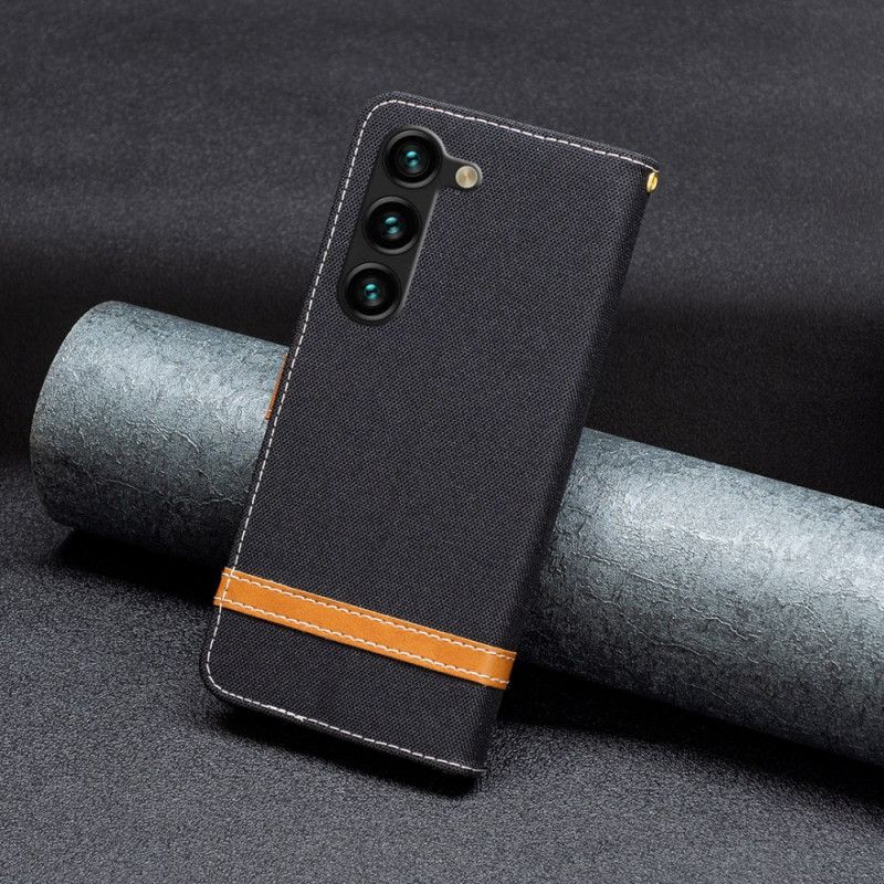 Kožený Kryt Na Samsung Galaxy S24 Plus 5g Látka Na Popruh