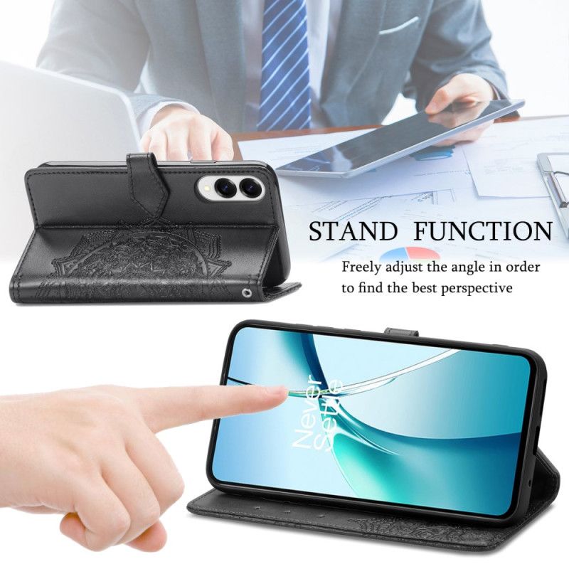 Kožený Kryt Na Samsung Galaxy S25 5g Edge Barokní Mandala