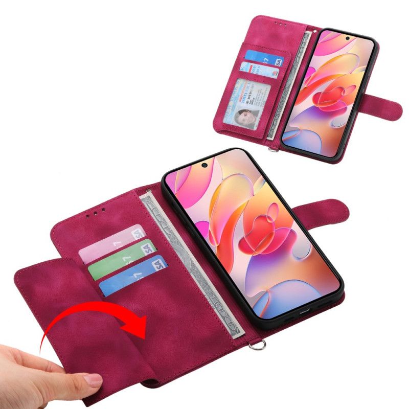 Kožený Kryt Na Samsung Galaxy S25 5g Edge Květinový Vzor A Popruhy