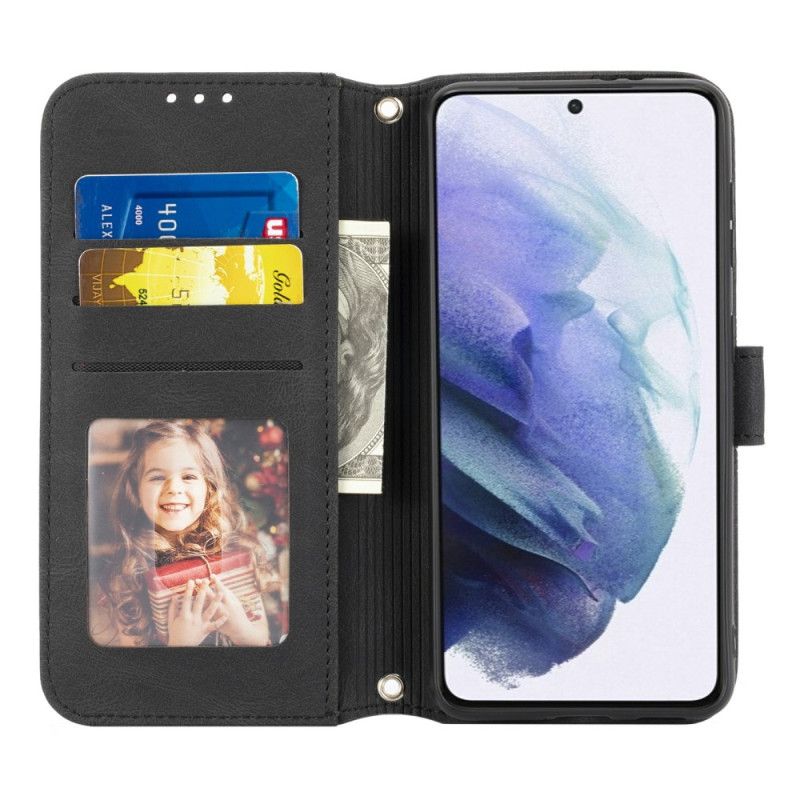 Kožený Kryt Na Samsung Galaxy S25 5g Lemy A Šňůrka