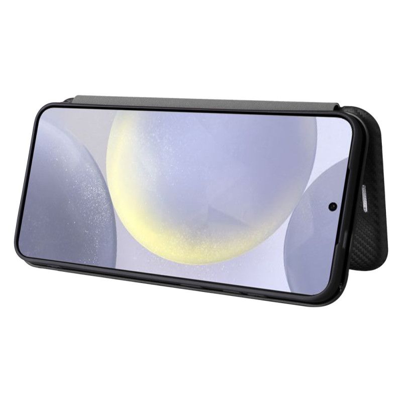 Kožený Kryt Na Samsung Galaxy S25 5g Uhlíková Vlákna