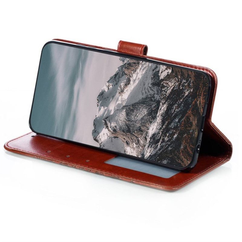 Kožený Kryt Na Samsung Galaxy S25 Fe Vzor Mandaly