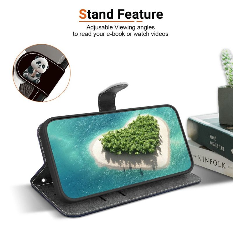 Kožený Kryt Na Samsung Galaxy S26 Malá Panda