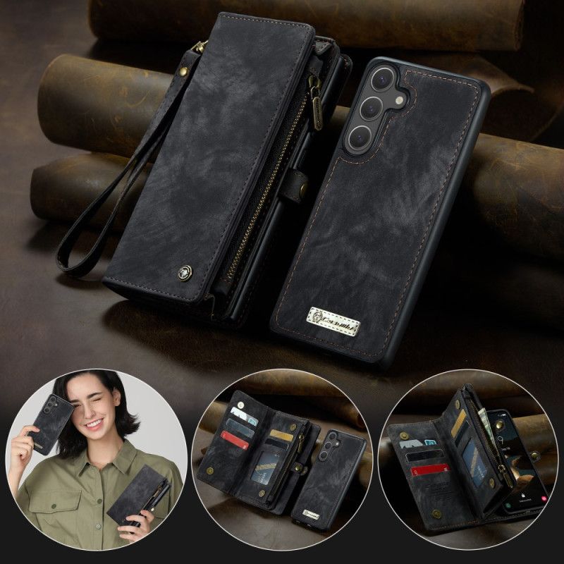 Kožený Kryt Na Samsung Galaxy S26 Odnímatelné Pouzdro Caseme