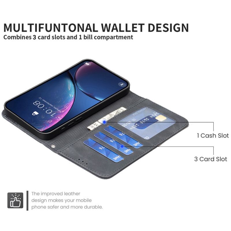 Kožený Kryt Na Samsung Galaxy S26 Ultra Binfen Geometrický Vzor Barva