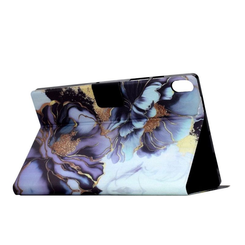 Kožený Kryt Na Samsung Galaxy Tab S11 Pivoňky