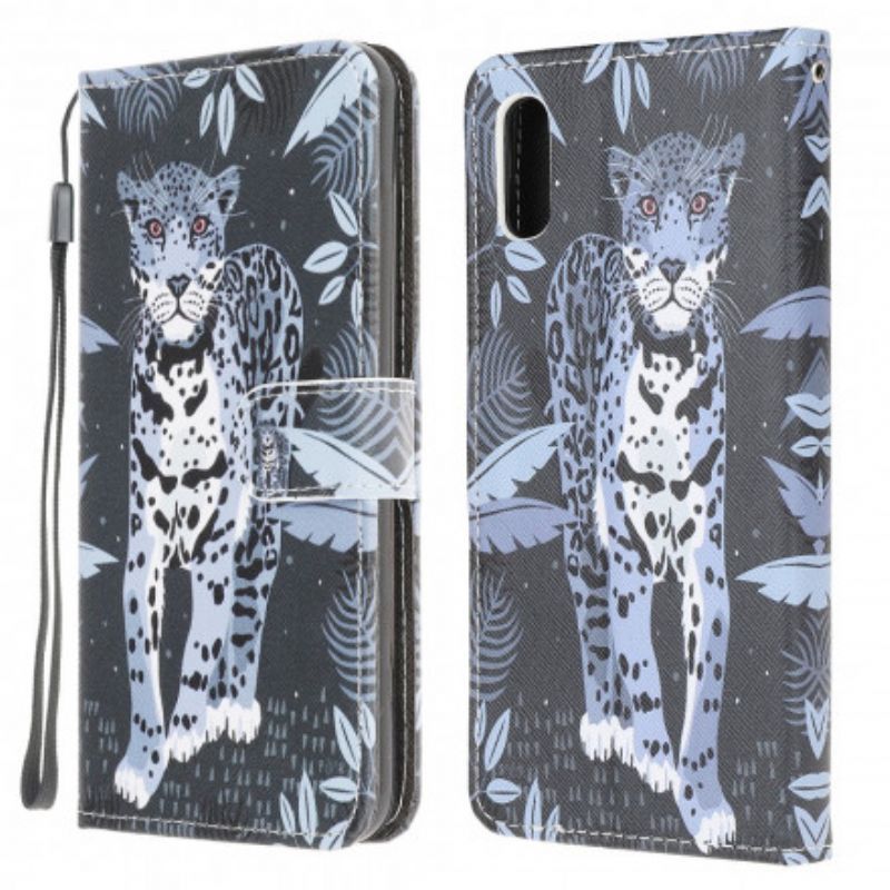Kožený Kryt Na Samsung Galaxy Xcover 5 Tanga Leoparda