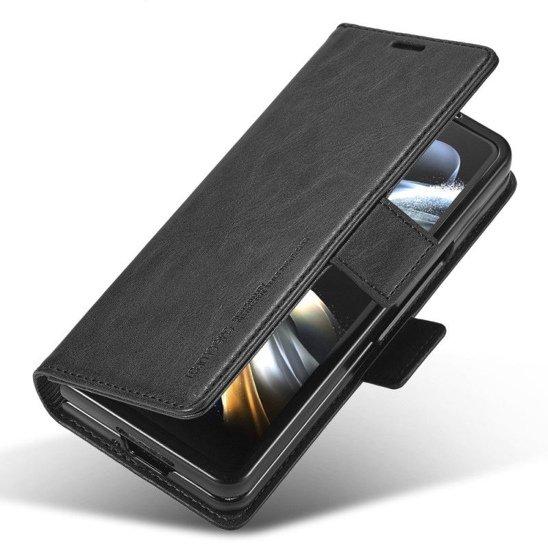 Kožený Kryt Na Samsung Galaxy Z Fold 5 Kožené Provedení Rfid Lc.imeeke