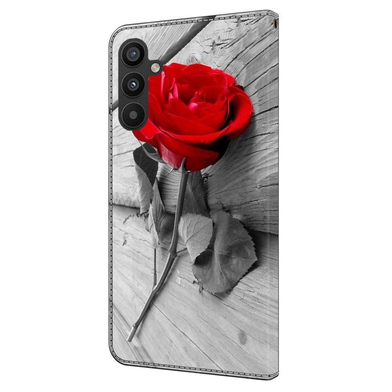 Kožený Kryt Samsung Galaxy A15 Růžová