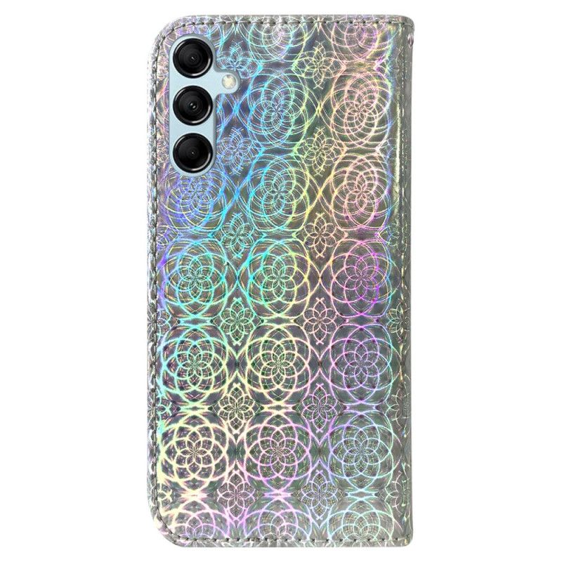 Kožený Kryt Samsung Galaxy A15 Strappy Disco Style
