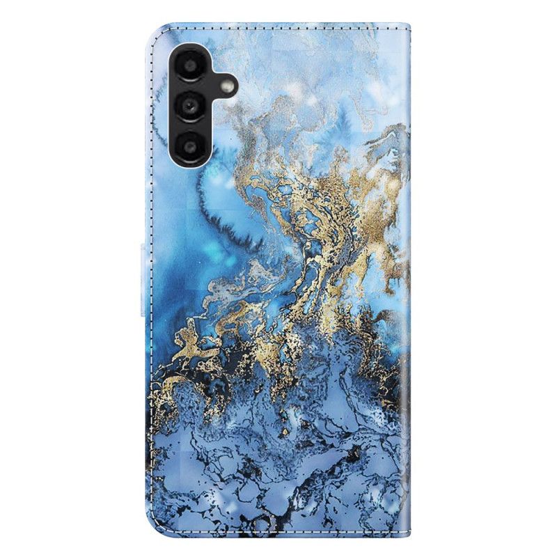 Kožený Kryt Samsung Galaxy A15 Údolí Bauhinia V Lanière