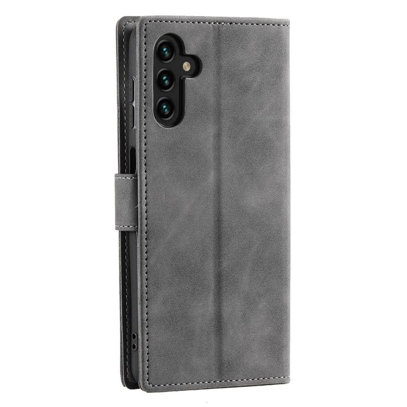 Kožený Kryt Samsung Galaxy A16 5g Dvoubarevná Magnetická Spona