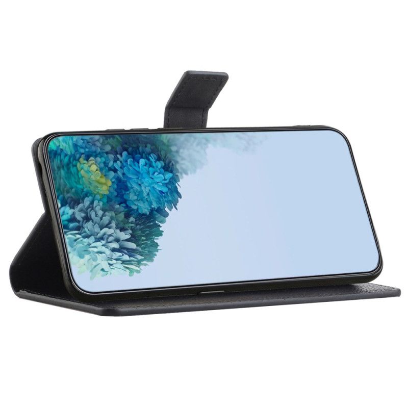 Kožený Kryt Samsung Galaxy A16 5g Kožený Efekt Litchi