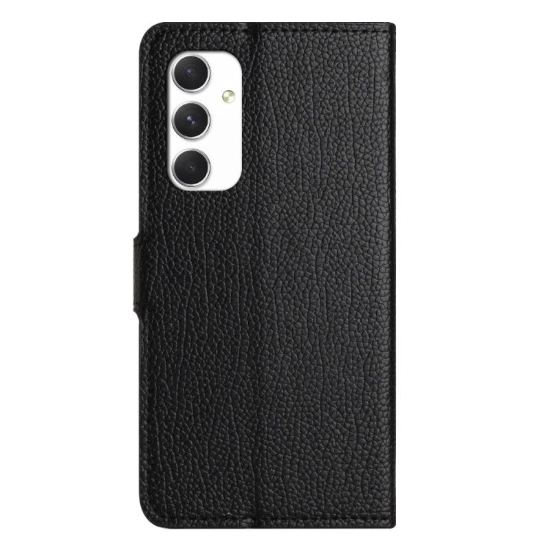 Kožený Kryt Samsung Galaxy A16 5g Kožený Efekt Litchi