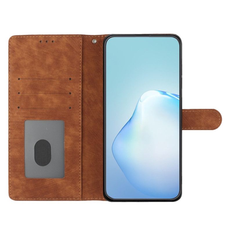 Kožený Kryt Samsung Galaxy A16 5g Semišový Efekt S Páskem