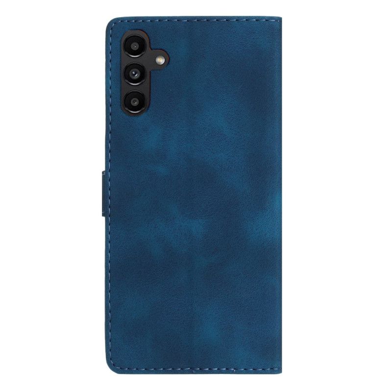 Kožený Kryt Samsung Galaxy A16 5g Stylová Květina