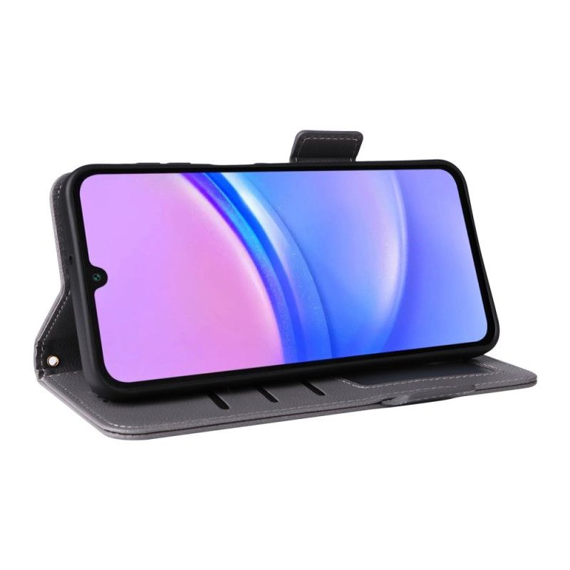 Kožený Kryt Samsung Galaxy A16 5g Textura Litchi S Popruhem