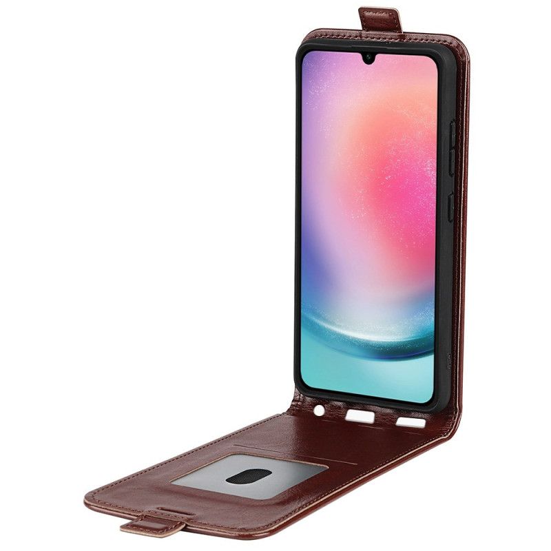 Kožený Kryt Samsung Galaxy A16 5g Vertikální Klapka