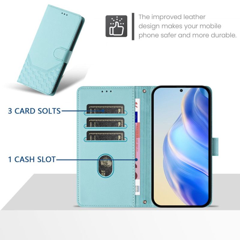 Kožený Kryt Samsung Galaxy A16 5g Voštinový Vzor