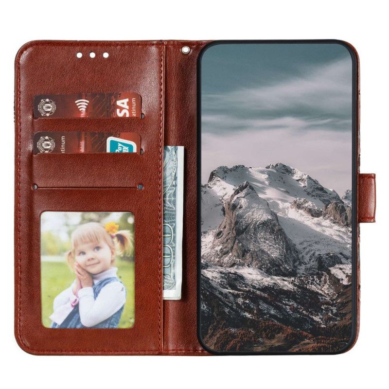 Kožený Kryt Samsung Galaxy A16 5g Vzor Řemínku Mandala