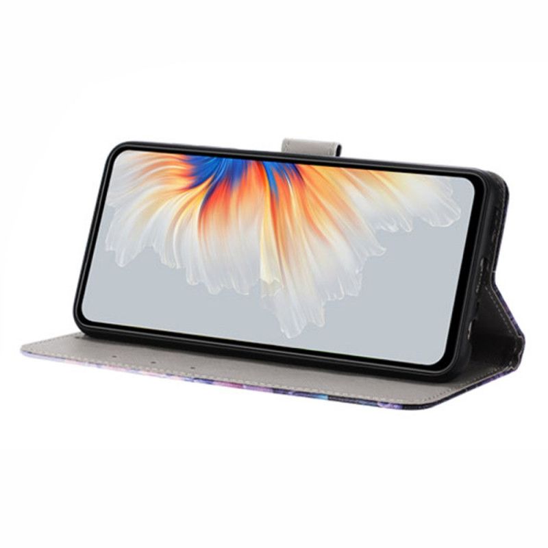 Kožený Kryt Samsung Galaxy A17 4g / 5g Motýlí Strom