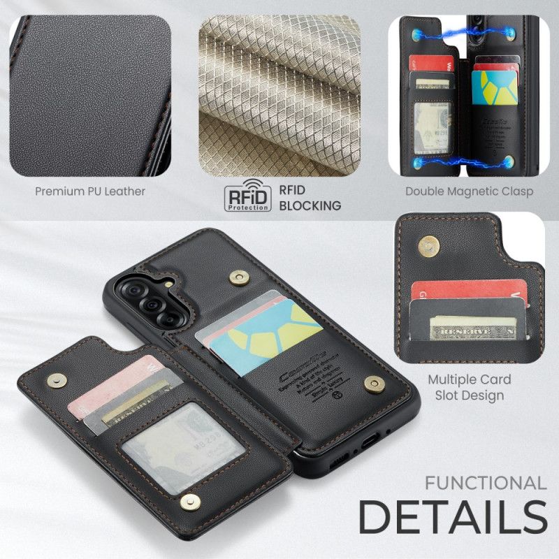 Kožený Kryt Samsung Galaxy A17 4g / 5g Pouzdro Na Rfid Karty Caseme