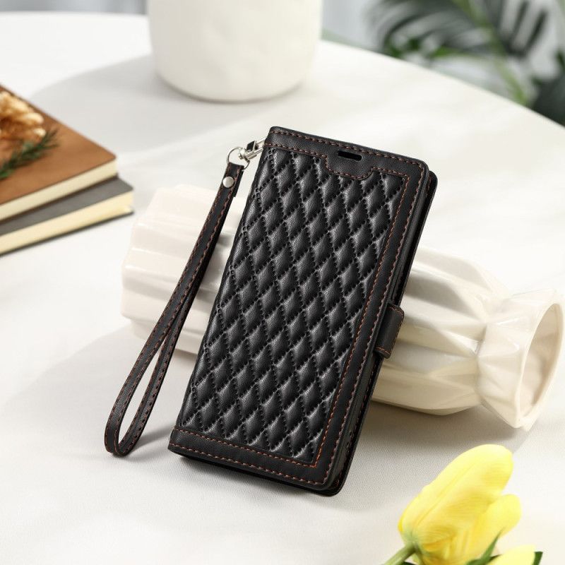 Kožený Kryt Samsung Galaxy A17 4g / 5g Vintage Prošívaná