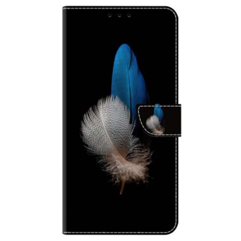 Kožený Kryt Samsung Galaxy A55 5g Dvě Pera