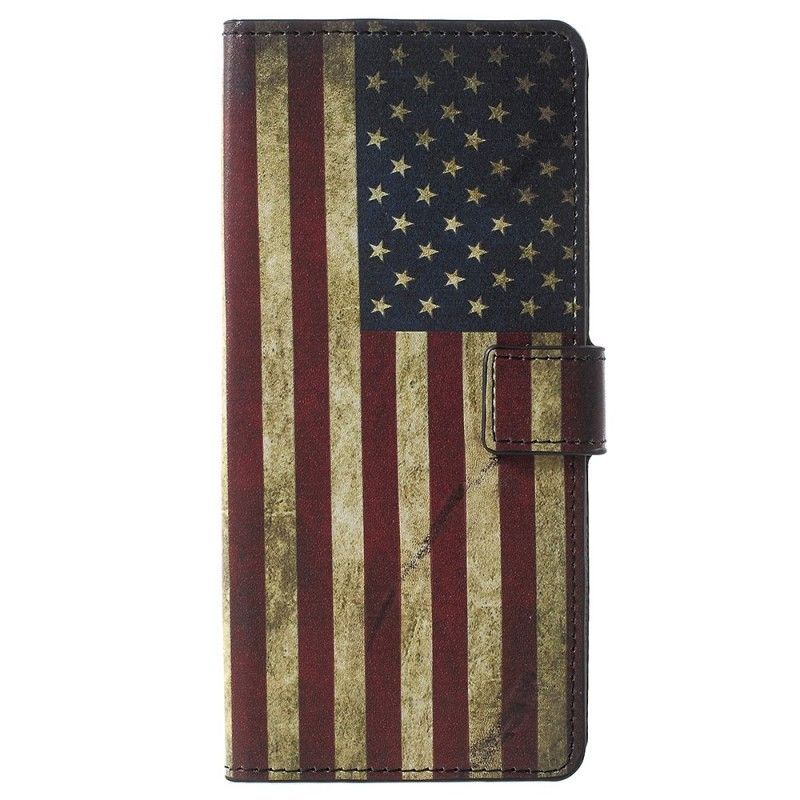 Kožený Kryt Samsung Galaxy Note 9 Vlajka Usa