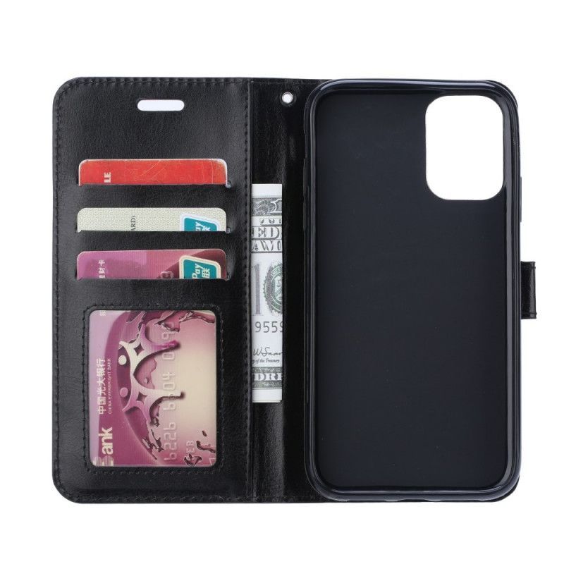Kožený Kryt Samsung Galaxy S20 Fe Tradiční Kožený Styl
