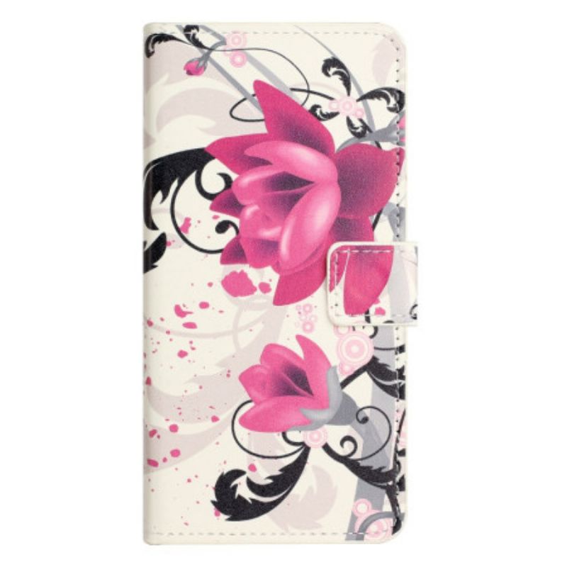 Kožený Kryt Samsung Galaxy S24 5g Lotus