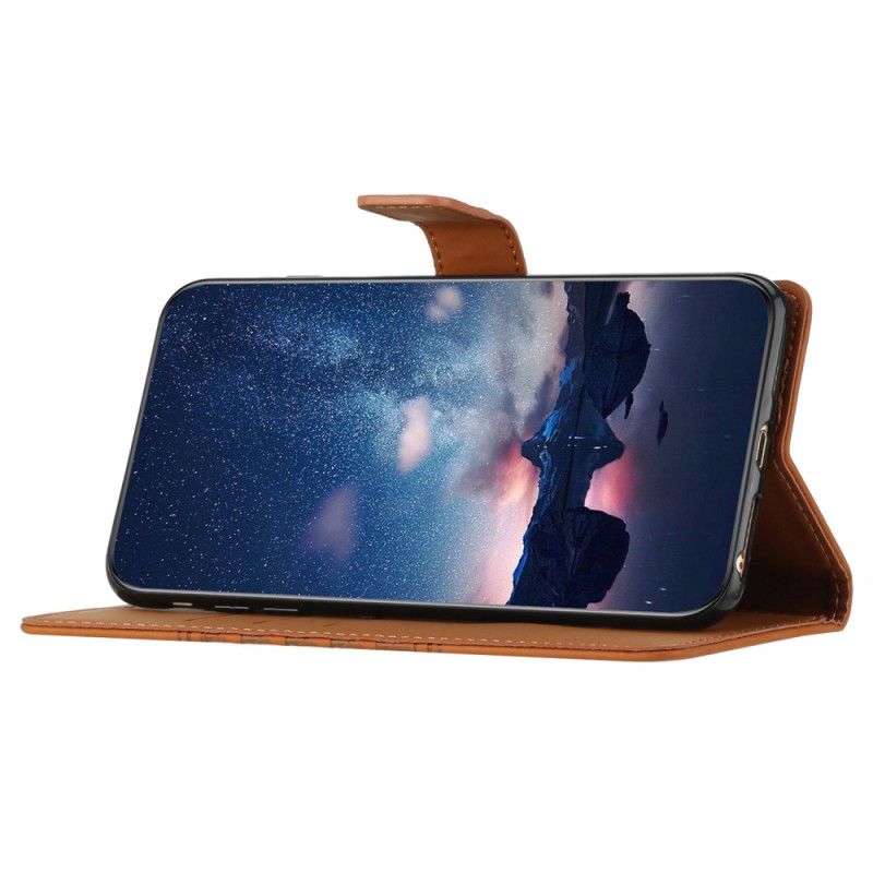 Kožený Kryt Samsung Galaxy S24 5g Vzor Diamantového Řemínku