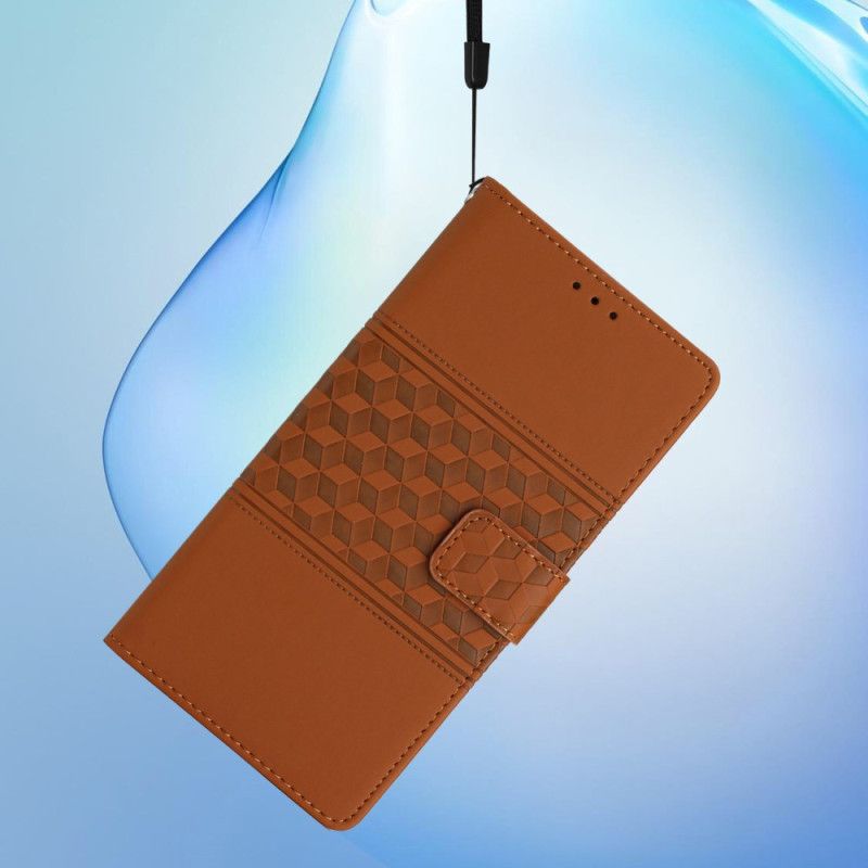 Kožený Kryt Samsung Galaxy S24 5g Vzor Diamantového Řemínku