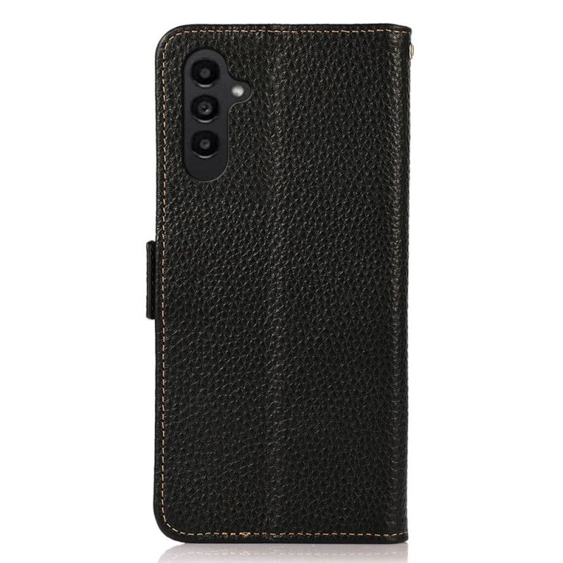 Kožený Kryt Samsung Galaxy S24 Fe Kůže S Rfid Blokováním Khazneh