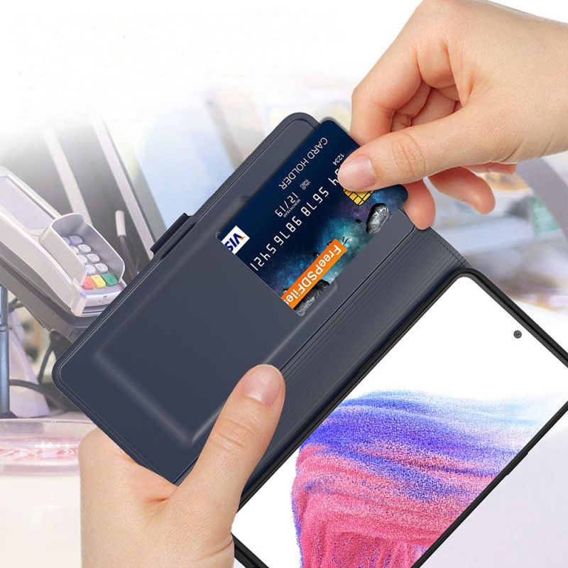 Kožený Kryt Samsung Galaxy S24 Plus 5g Držitel Karty