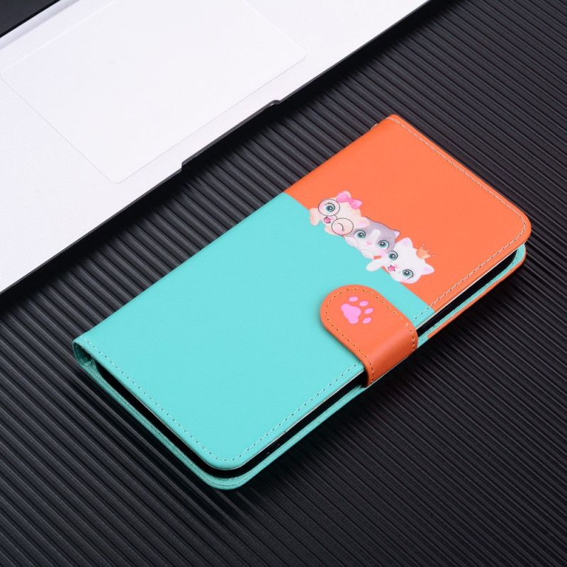 Kožený Kryt Samsung Galaxy S24 Plus 5g Legrační Zvířátka S Popruhem